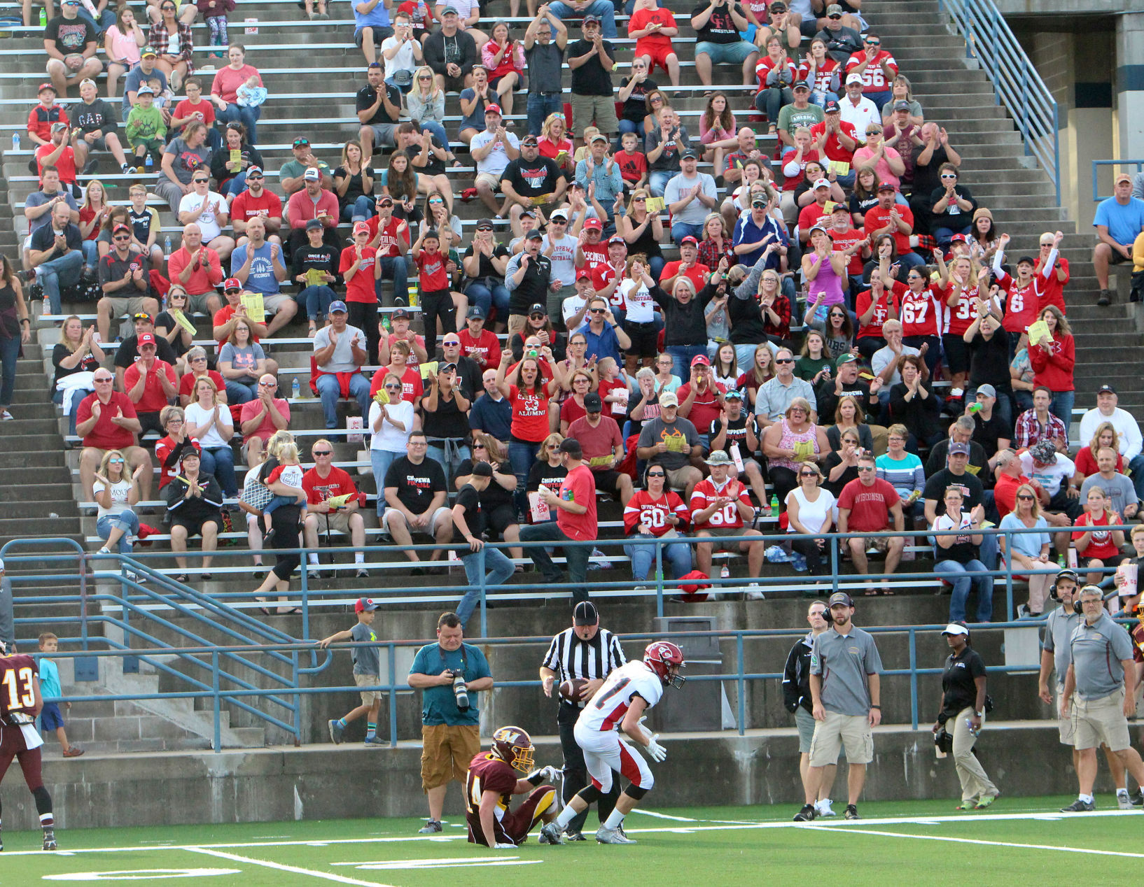 Chi-Hi football at Menomonie 8-31-18
